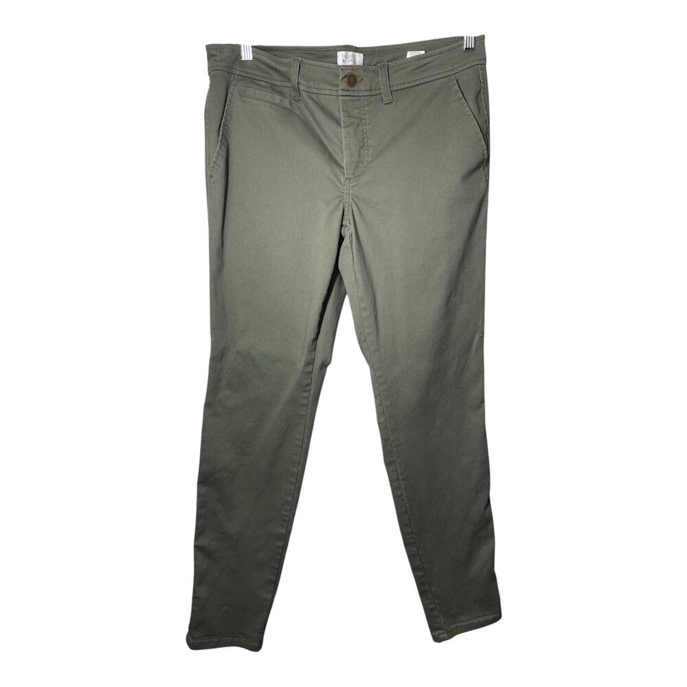 Market & Spruce Olive Green Pants Size 12 Stretch Stitch Fix Stretchy